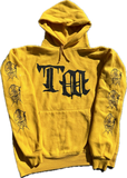 Yellow logo hoodie