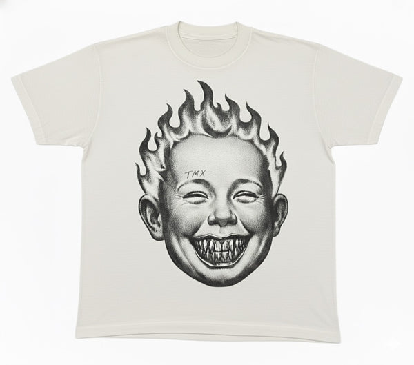Flame head tee