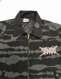 Bleach dyed mechanic jacket