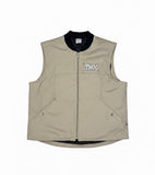 Embroidered logo vest