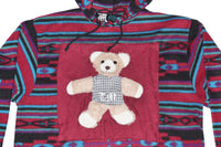 Fleece teddy bear hoodie