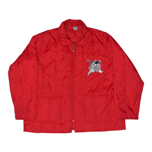 Red quilt jacket