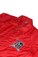 Red quilt jacket
